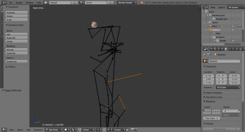 Shifting The Root Bone Position After Animation Blender Stack Exchange - Download Artistic Light Art | Desktop