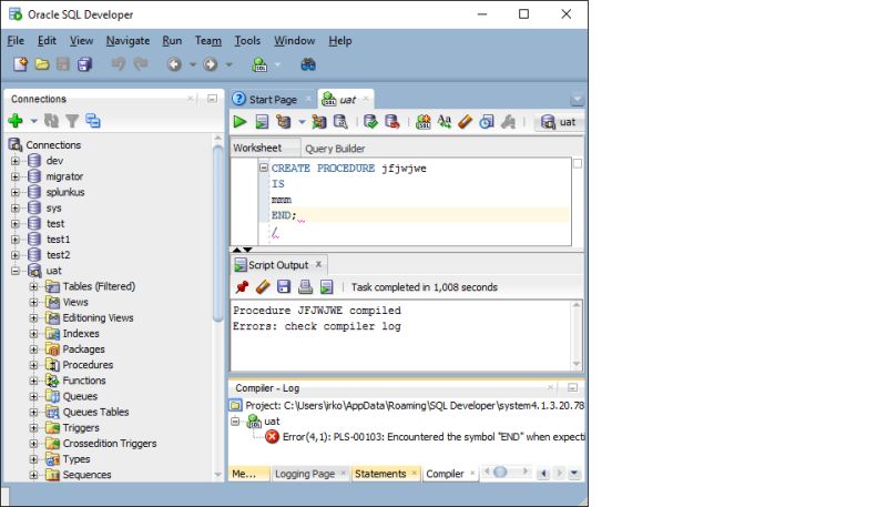 Oracle Database Compiler Log Error In Sql Developer Stack Overflow - Landscape Photos - Professional 4K Collection