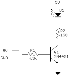 Led Simple Transistor Switching Circuit Electrical Engineering - Premium Geometric Wallpaper Gallery - High Resolution