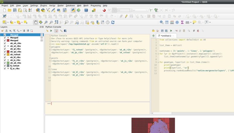Vector Merging Layers Of Certain Geometry Type Only In Qgis - Elegant Gradient Pattern - 4K