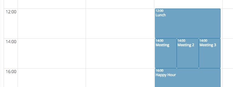 Javascript Fullcalendar How To Display One Event Per Line In - Retina Ocean Patterns for Desktop