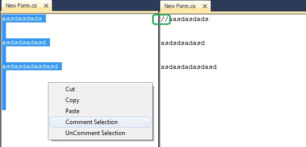 C How To Comment And Uncomment Code In A Contextmenu Stack Overflow - High Resolution Vintage Pictures for Desktop