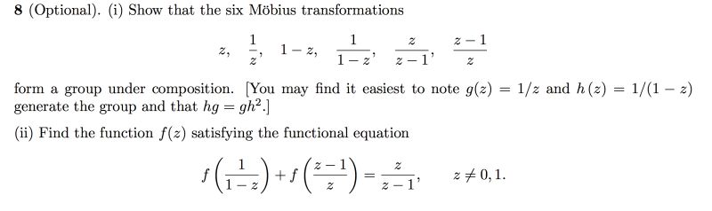 Complex Analysis Solving A Functional Equation Using Mobius - HD Gradient Backgrounds for Desktop