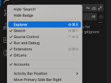 File Explorer Disappeared In Visual Studio Code Stack Overflow