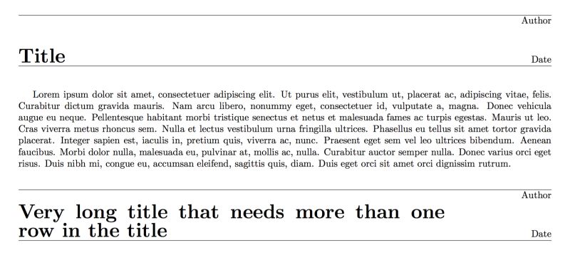 Line Spacing In Title Tex Latex Stack Exchange - HD Vintage Pictures for Desktop