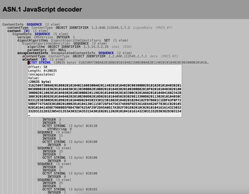 Decoding Apple App Store Receipts Pkcs 7 Asn 1 In Java Dead By - Mobile Sunset Wallpapers for Desktop