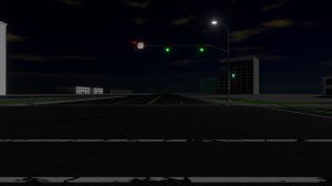 blender night road scene lights cycles realistic lighting simulate traffic rendered driving actually buildings etc looks down stack