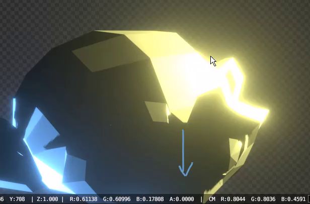 Rendering Transparent Emissive Objects Glow Effect Not Visible In - Premium Abstract Background Gallery - Ultra HD