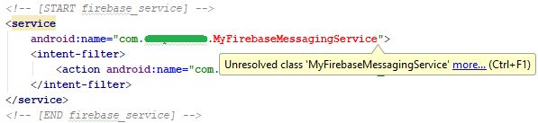 Java Unresolved Class Myfirebasemessagingservice Android Studio - Best Minimal Arts in Mobile