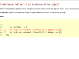 Javascript Error On Commented Out Code Stack Overflow