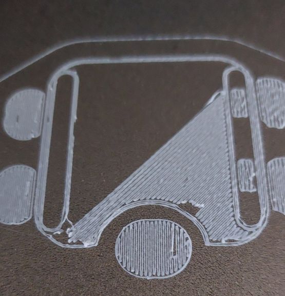 Creality Ender 3 Consistently Inconsistent Blobby First Layer 3d - Artistic Gradient Pattern - Mobile