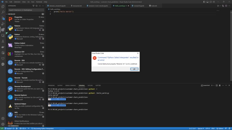 Visual Studio Code Command Python Select Interpreter Resulted In An - Modern 4K Geometric Patterns | Free Download