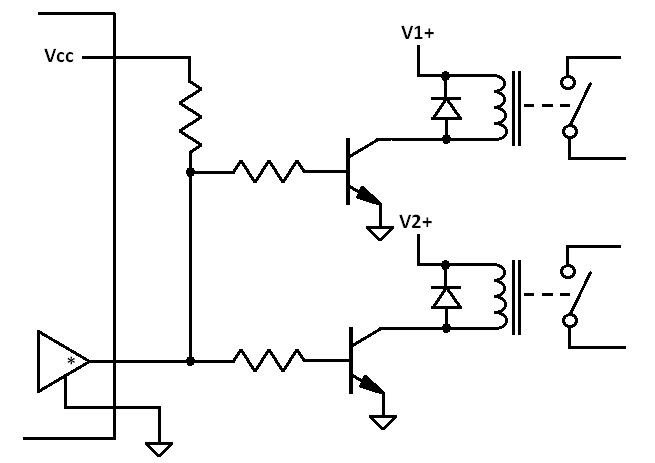 Controlling Relays From Two Voltage Sources Electrical Engineering Stack Exchange - Best Landscape Arts in Retina
