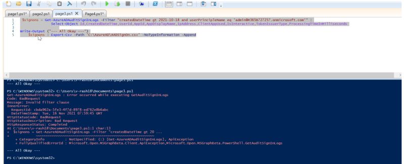Azure Active Directory Powershell Get Azureadauditsigninlogs Limits - Download Modern Gradient Picture | Retina