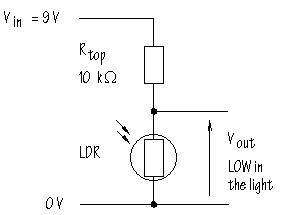 Voltage Divider Circuit And The Pull Down Resistor