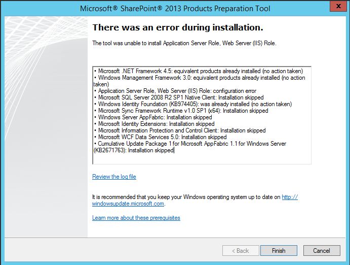 Sharepoint 2013 Prerequisites Installation Failed Using Auto Installer - Amazing Vintage Design - Mobile