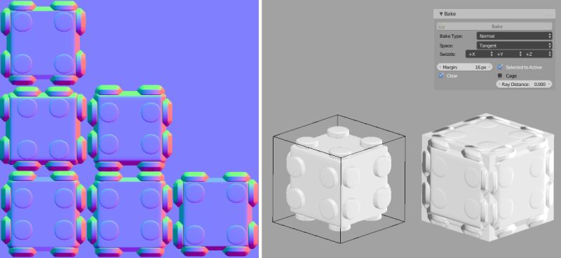 Modeling Blender Normal Baking With Without Cage Not Working - Premium Vintage Art Gallery - 4K