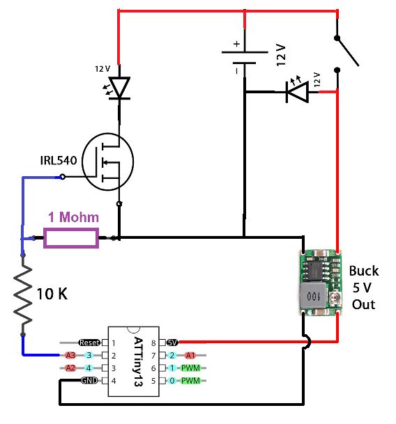 Microcontroller Modify Led Circuit With A Mosfet Electrical - Gorgeous Desktop Dark Textures | Free Download