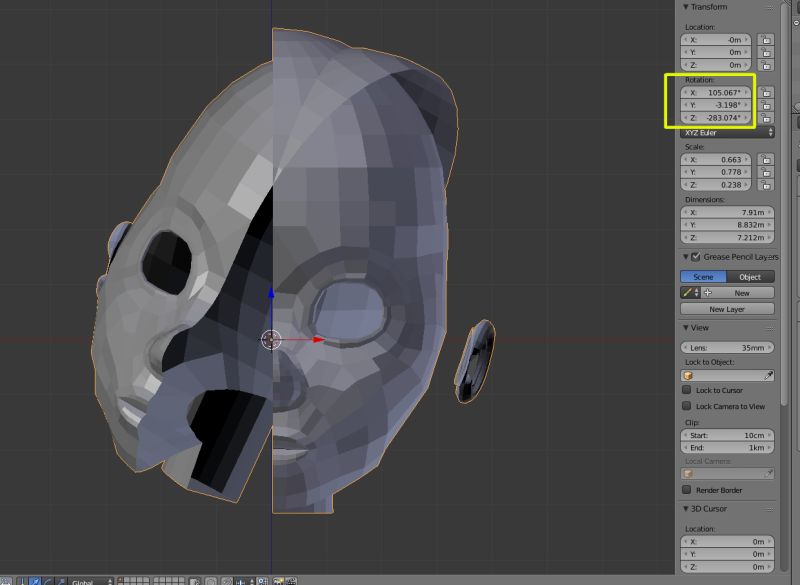 Modeling Mirror Modifier Not Working Correctly Blender Stack Exchange - Incredible Minimal Art - Retina
