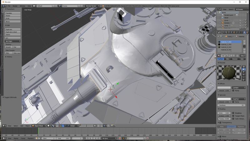 Modeling Question About Smoothing Issues To The Model Blender Stack - Perfect Ocean Illustration - Full HD