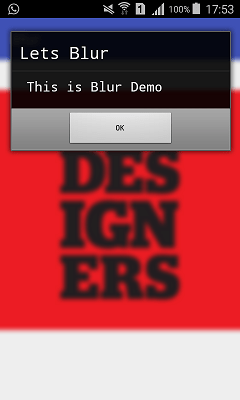 center alertdialog blur position background result want stays alert shot screen