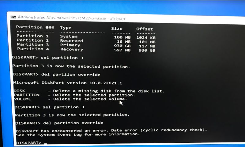 How To Solve Data Error Cyclic Redundancy Check Diskpart Error - Ultra HD Ocean Designs for Desktop