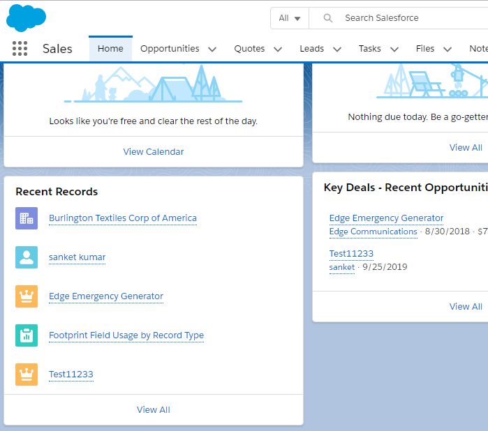 How To Display The All Recent Items Using Lightning Components - Retina Nature Photos for Desktop