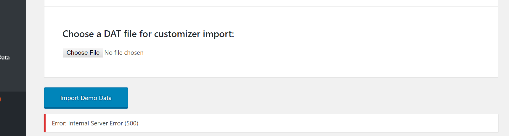 Comprueba si hay errores en . How To Resolve Internal Server Error 500 While Importing Demo Content For Wordpress Theme Stack Overflow