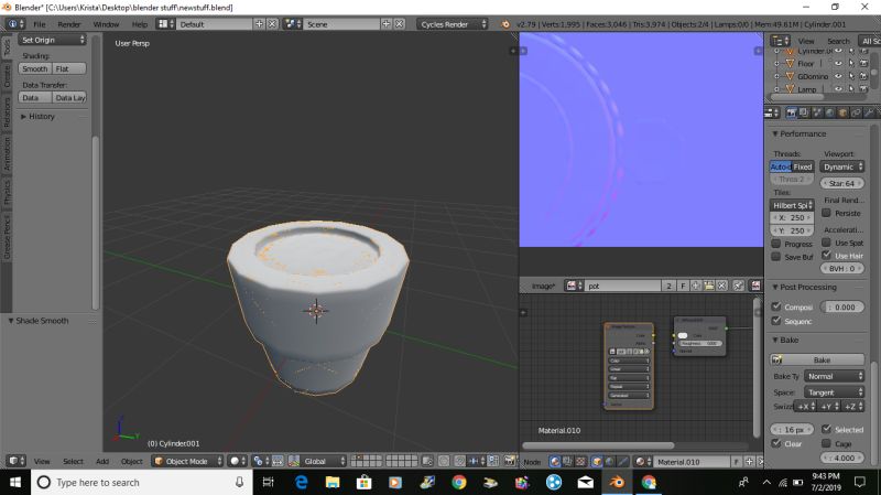 Normals Not Completely Baking Blender Stack Exchange - Download Professional Ocean Background | High Resolution