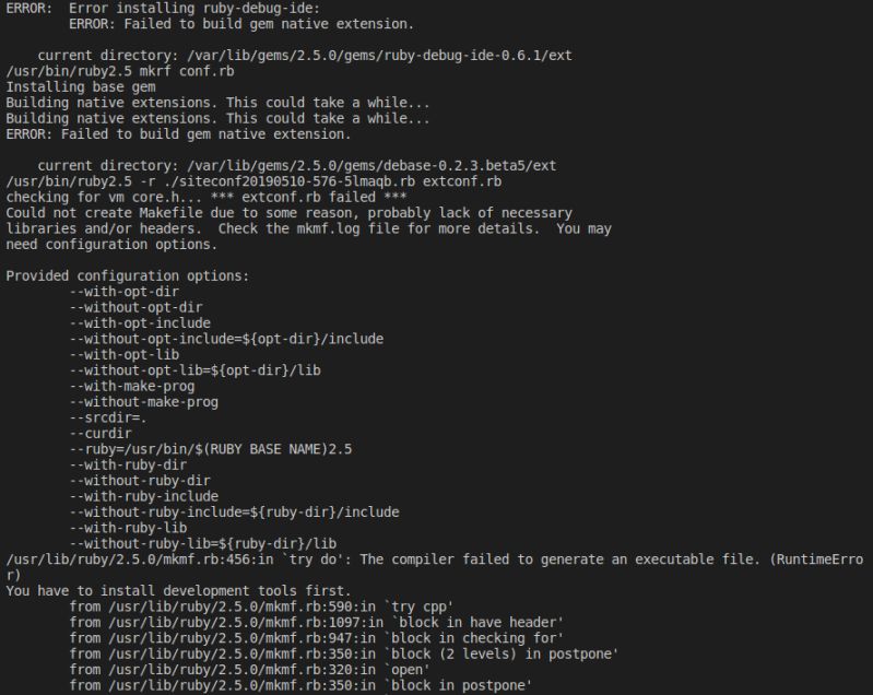 Using Debugger Ruby Core Source Fails To Build Native Gem Extension - Full HD Nature Backgrounds for Desktop