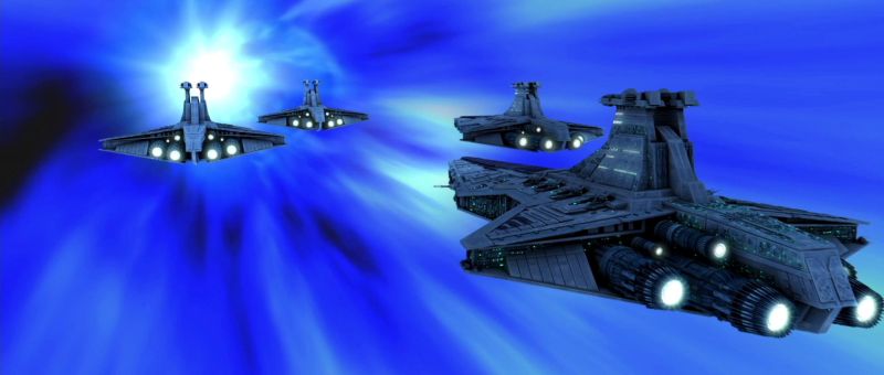 Hyperspace Ship - Premium Vintage Illustration Gallery - Retina