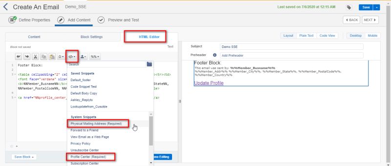 Ampscript Html Email Message In Marketing Cloud Email Content - Best Gradient Photos in HD