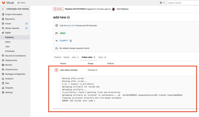 How To Implement The Autotesting Stage In Gitlab Ci Using Codeceptjs - Professional Mountain Photo - Ultra HD