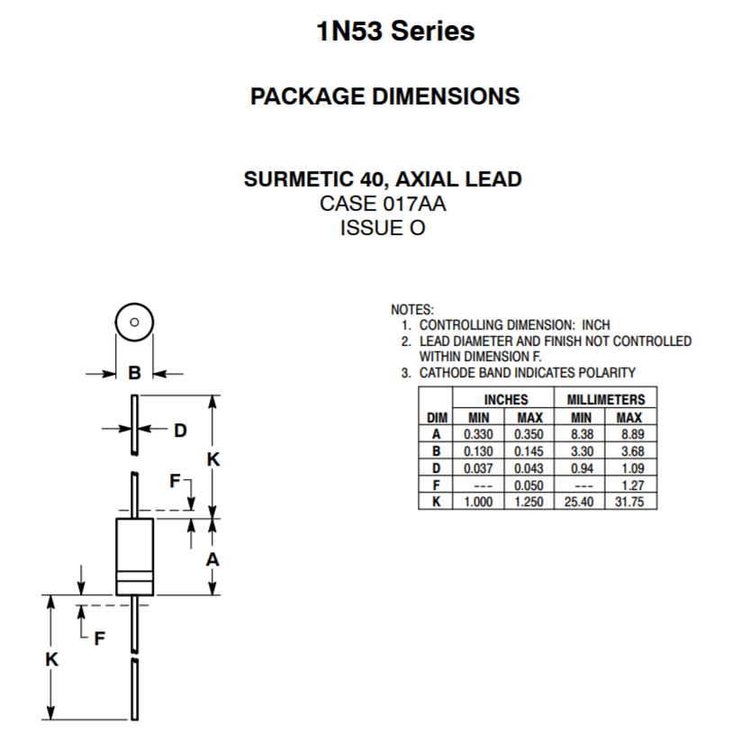 What Kind Of Diode Package Case Is Case 17 Electrical