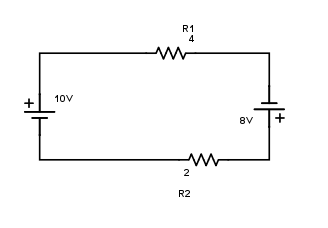 Help Solving Kirchhoff S Law For Two Voltage Sources And Two