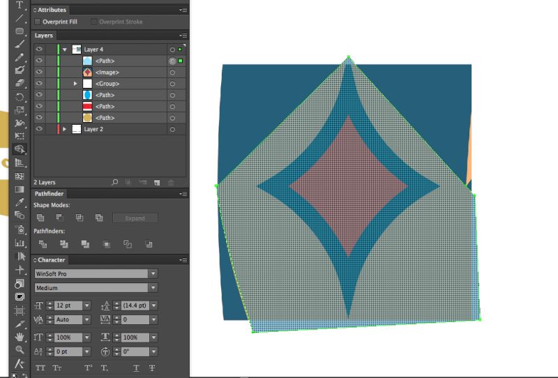Adobe Illustrator Overlapping Elements Creating Artifacts Graphic - Desktop Abstract Wallpapers for Desktop