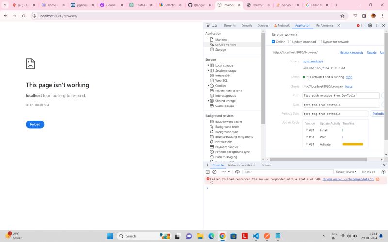 Angular Service Worker Not Working Offline Fetched From Express Server Issue 32801 - Best Space Backgrounds in High Resolution
