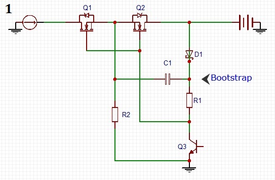 Does This High Side N Ch Mosfet Bootstrap Circuit Work