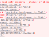 Javascript React Cannot Assign To Read Only Property Status Of