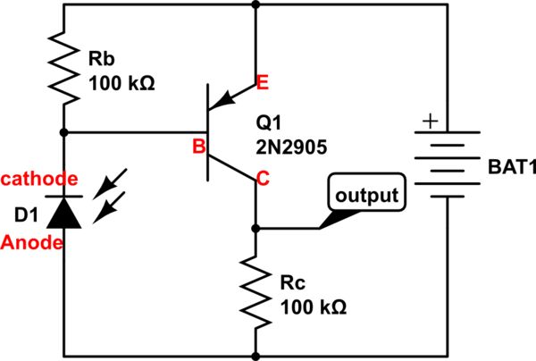Switching Bjt Transistor With Photodiode Electrical Engineering Stack - Ultra HD Ocean Illustration - High Resolution
