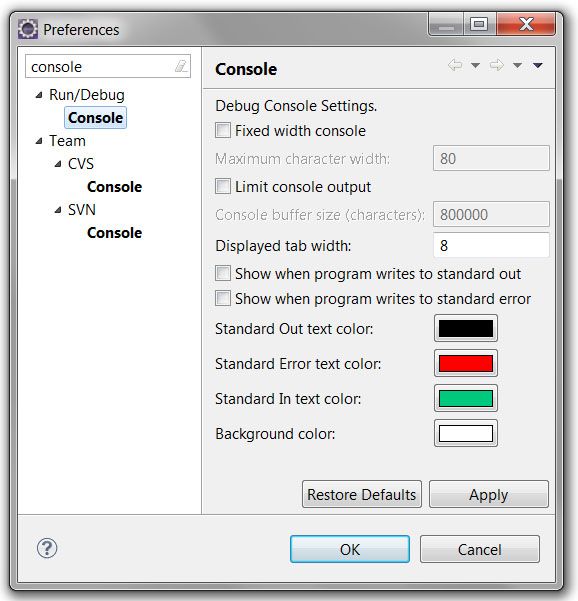 Add Configuration Option To Disable Console Debugging Issue 302 - Space Texture Collection - Mobile Quality