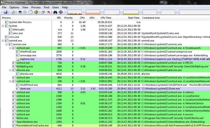 Sysinternals Process Explorer - Premium Nature Image Gallery - High Resolution