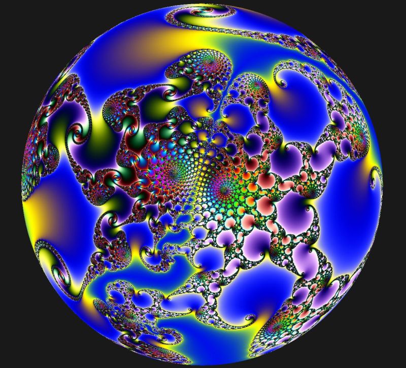 Julia Set Drawn From Distance Estimation - Premium Minimal Texture Gallery - Retina