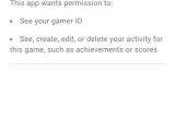 Android Google Play Game Services Asks Permissions During Sign In