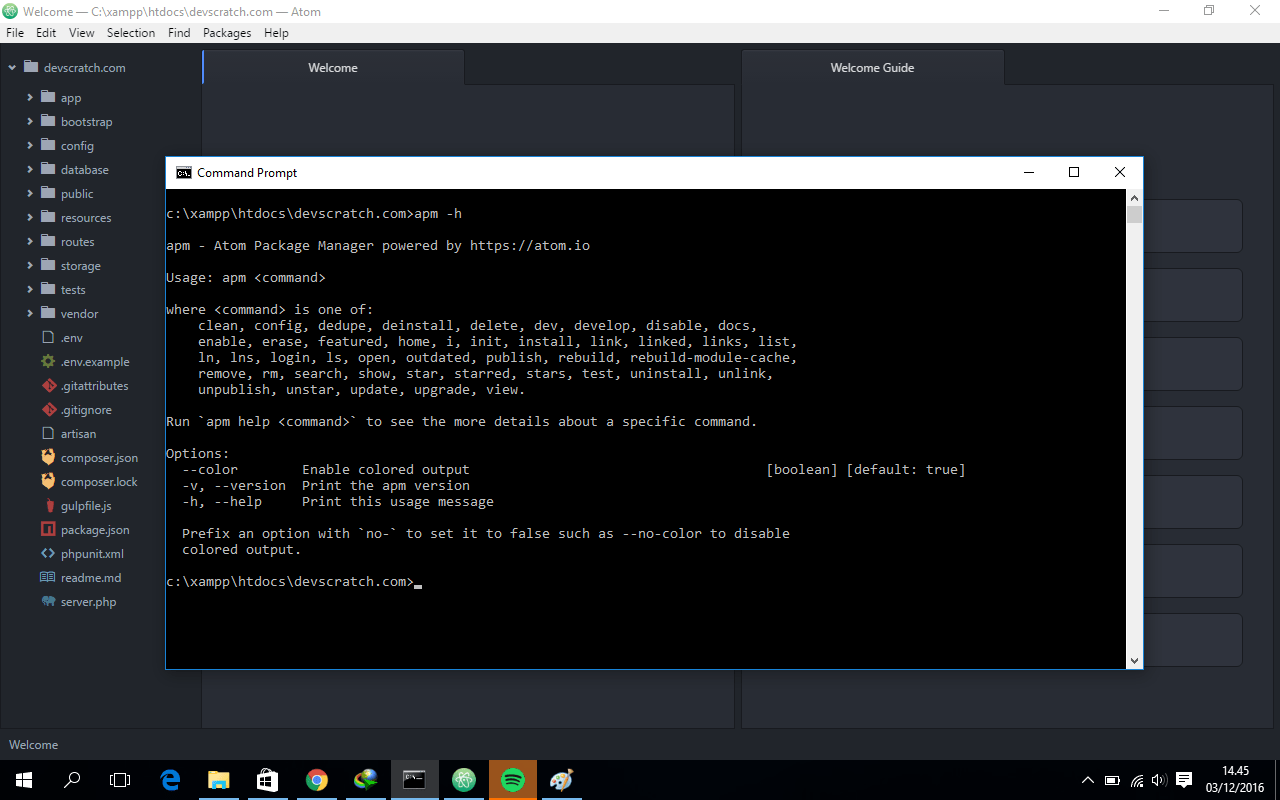 I Can T Open Atom Text Editor From My Command Line On Windows 10 64bit Stack Overflow