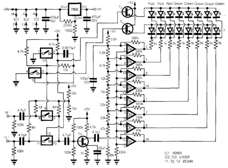 Help With Led Vu Meter Electrical Engineering Stack Exchange - 4K Landscape Textures for Desktop