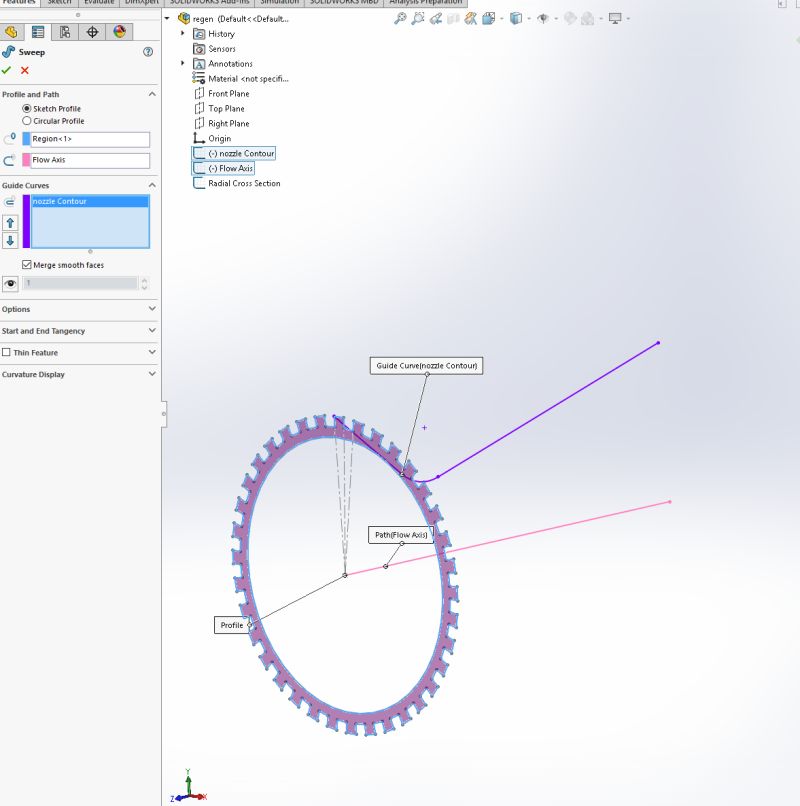 C Sweep Curve In Solidworks Stack Overflow - Beautiful Minimal Image - Retina
