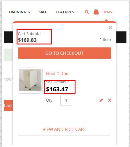 Magento2 Magento 2 Minicart Display Line Item Subtotal Rather Than - Premium Vintage Background Gallery - Full HD