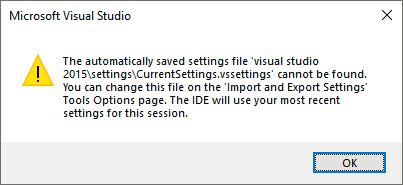 Visual Studio 2015 Error Saved Settings File Currentsettings - Vintage Pattern Collection - High Resolution Quality