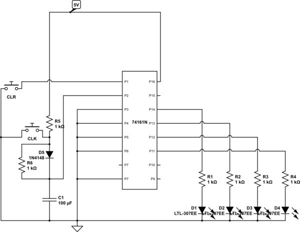74ls161 Binary Counter Negative Spikes Electrical Engineering Stack - Download Classic Space Art | Desktop